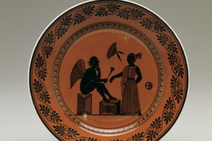 PLATE FROM THE ETRUSCAN SERVICE, ONE OF FIVE