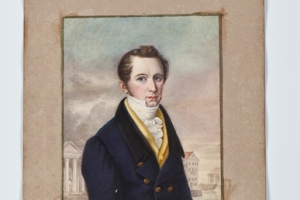 SIR EDWARD CROMWELL DISBROWE FROM THE MIDDLETON WATERCOLOR ALBUM