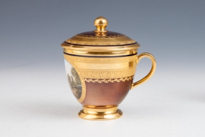 CUP FROM A TEA AND COFFEE SERVICE, ONE OF TWO