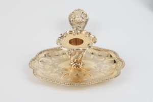 CANDLESTICK FROM A DRESSING TABLE SET