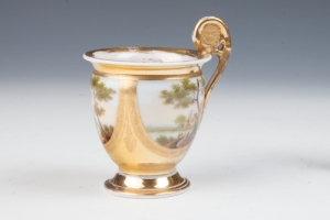 CUP WITH ITALIANATE LANSCAPES
