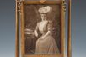 FRAME WITH PHOTOGRAPH OF ELLA LETITIA MERRIWEATHER POST
