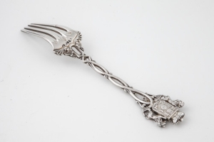 TABLE FORK FROM THE YUSUPOV BYZANTINE SERVICE, ONE OF FOUR