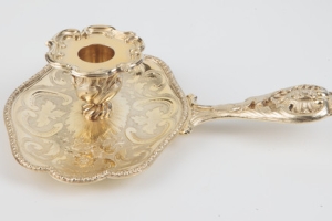 CANDLESTICK FROM A DRESSING TABLE SET