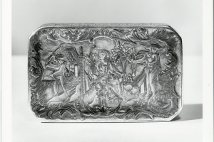 SNUFFBOX WITH AN ALLEGORICAL FIGURE OF FLORA