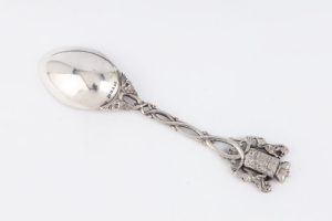 DESSERT SPOON FROM THE YUSUPOV BYZANTINE SERVICE, ONE OF TWELVE