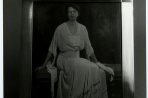 FRAME WITH PHOTOGRAPH OF ELEANOR ROOSEVELT