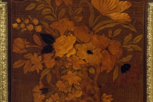 COMMODE (CHEST OF DRAWERS) WITH PASTORAL MARQUETRY