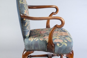 ARMCHAIR, ONE OF TWO