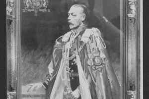 PORTRAIT OF KING GEORGE V OF ENGLAND