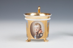 CUP WITH MINIATURE OF ALEXANDER I