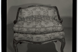 LOW CHAIR (CHAUFFEUSE), ONE OF A TWO