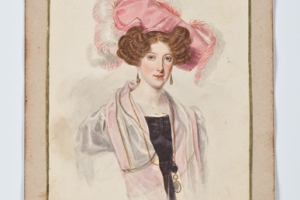 LADY ANNE DISBROWE, NÉE KENNEDY, FROM THE MIDDLETON WATERCOLOR ALBUM