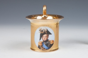 CUP WITH PORTRAIT OF GRAND DUKE KONSTANTIN