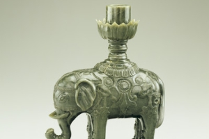 LAMP OF AN ELEPHANT (ONE OF TWO)