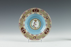 SOUP PLATE FROM THE CAMEO SERVICE, ONE OF SEVEN (LATER ADDITION)