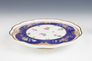 FOOTED DISH FROM THE MORGAN SERVICE, ONE OF FOUR