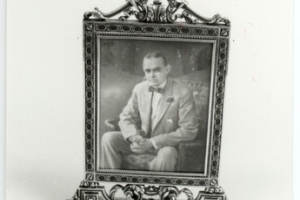 FRAME WITH PHOTOGRAPH OF CAROLL POST