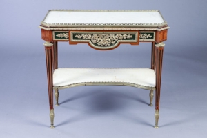 TWO-TIERED CONSOLE TABLE