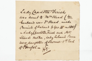 LETTER TO LADY CHARLOTTE FINCH