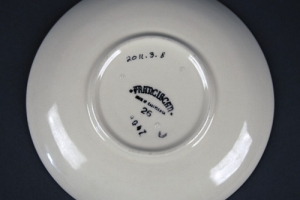 SAUCER FROM THE FRANCISCAN IVY SERVICE