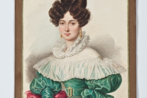 MARY BAYLEY FROM THE MIDDLETON WATERCOLOR ALBUM