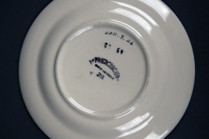 PLATE FROM THE FRANCISCAN IVY SERVICE