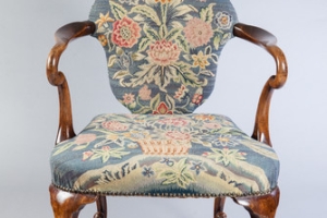 ARMCHAIR, ONE OF TWO