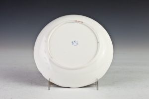 ROUND DISH FROM THE MORGAN SERVICE, ONE OF FOUR