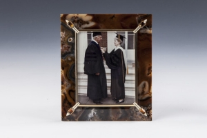 FRAME WITH PHOTOGRAPH OF MARJORIE MERRIWEATHER POST AND HERBERT MAY