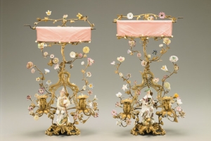 CANDELABRA (BOUGEOIR), ONE OF TWO