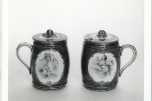 MUSTARD POT WITH COVER