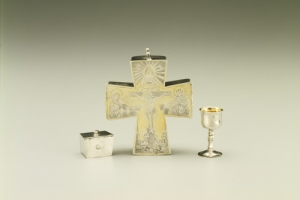 CHALICE FROM A PORTABLE COMMUNION CONTAINER