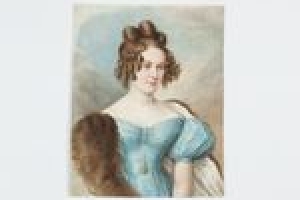 CECILIA-MARIA À COURT FROM THE MIDDLETON WATERCOLOR ALBUM