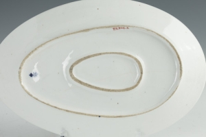 PLATE FROM SAUCE BOAT, ONE OF TWO