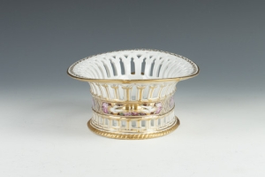OVAL BASKET DISH FROM THE DOWRY SERVICE FOR GRAND DUCHESS MARIA PAVLOVNA