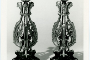 CANDLESTICK, ONE OF TWO