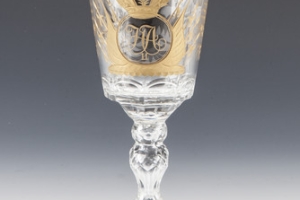 GOBLET FROM THE SERVICE FOR THE CELEBRATION OF THE ROMANOV TERCENTENARY, ONE OF TWO