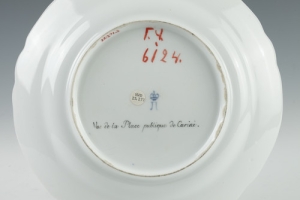 PLATE FROM THE CABINET SERVICE, ONE OF EIGHT